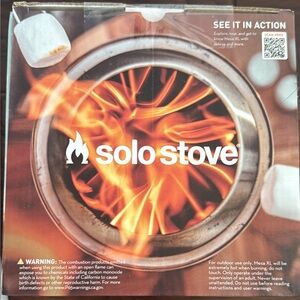 Solo Stove Mesa XL and Accessory Pack and supplies
